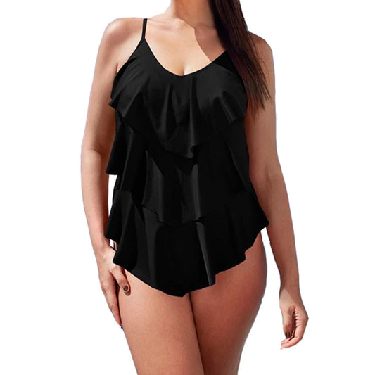 Plus-Size Badpak Nora Retro Stijlvol Zwemkleding - Mode Vibes