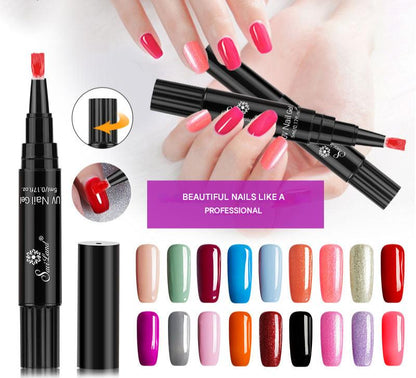 Nagellakpen Zonder UV Gel Effect Geschikt voor Thuisgebruik