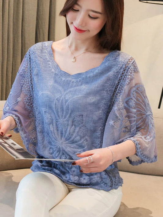 Vrouwelijke Blouse Kiara Trendy en Schattig - Mode Vibes