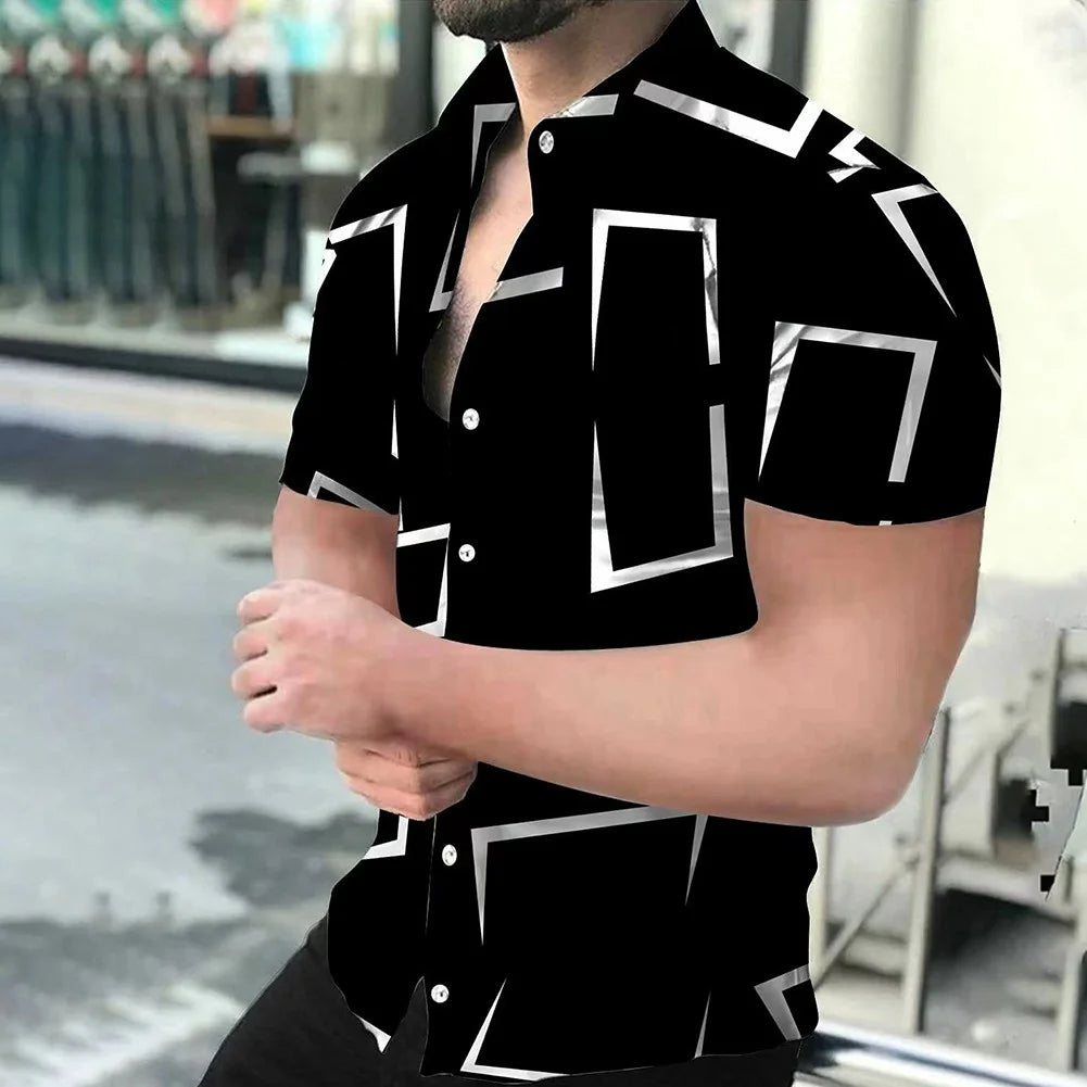 Plus Size Overhemd Casual Comfortabel los model - Mode Vibes