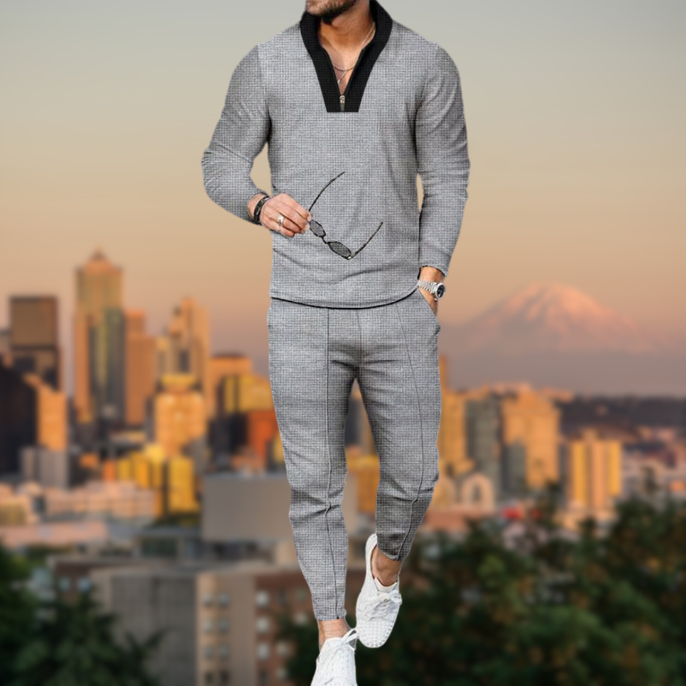 Mannen Modesets Casual Stijl