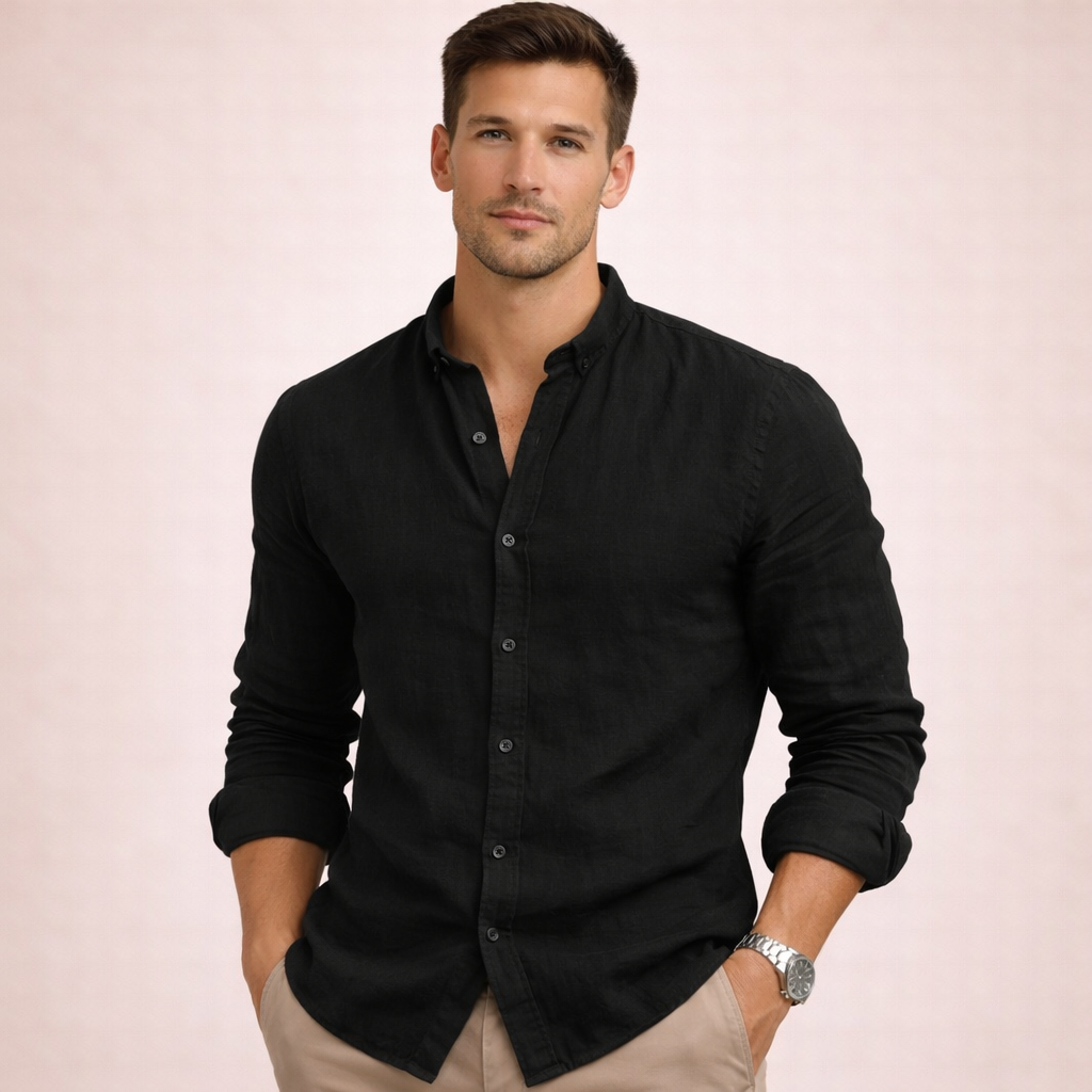 Marcello | Leggera, Elegante e Traspirante Camicia in Lino