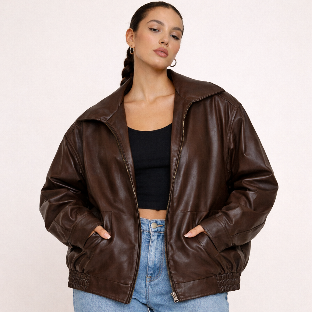 Jet | Tijdloos en elegant leren jack