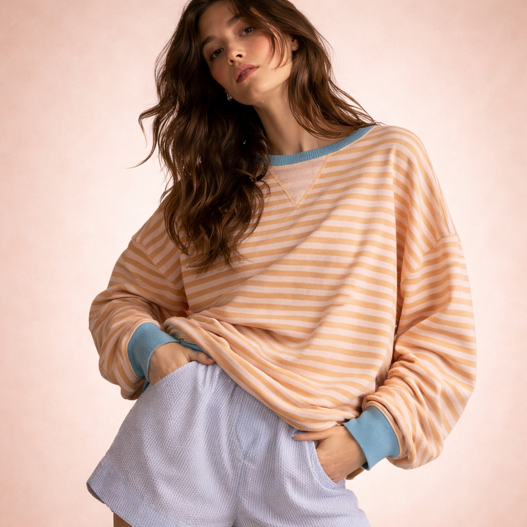 Elvara | Trendy en comfortabele oversized dames sweatshirt