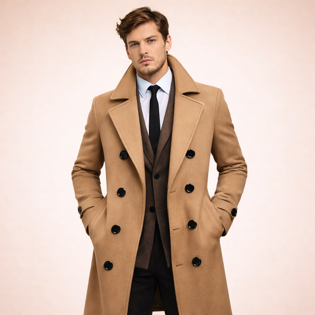Milan | Lange Herenjas Elegant Warm Tijdloos