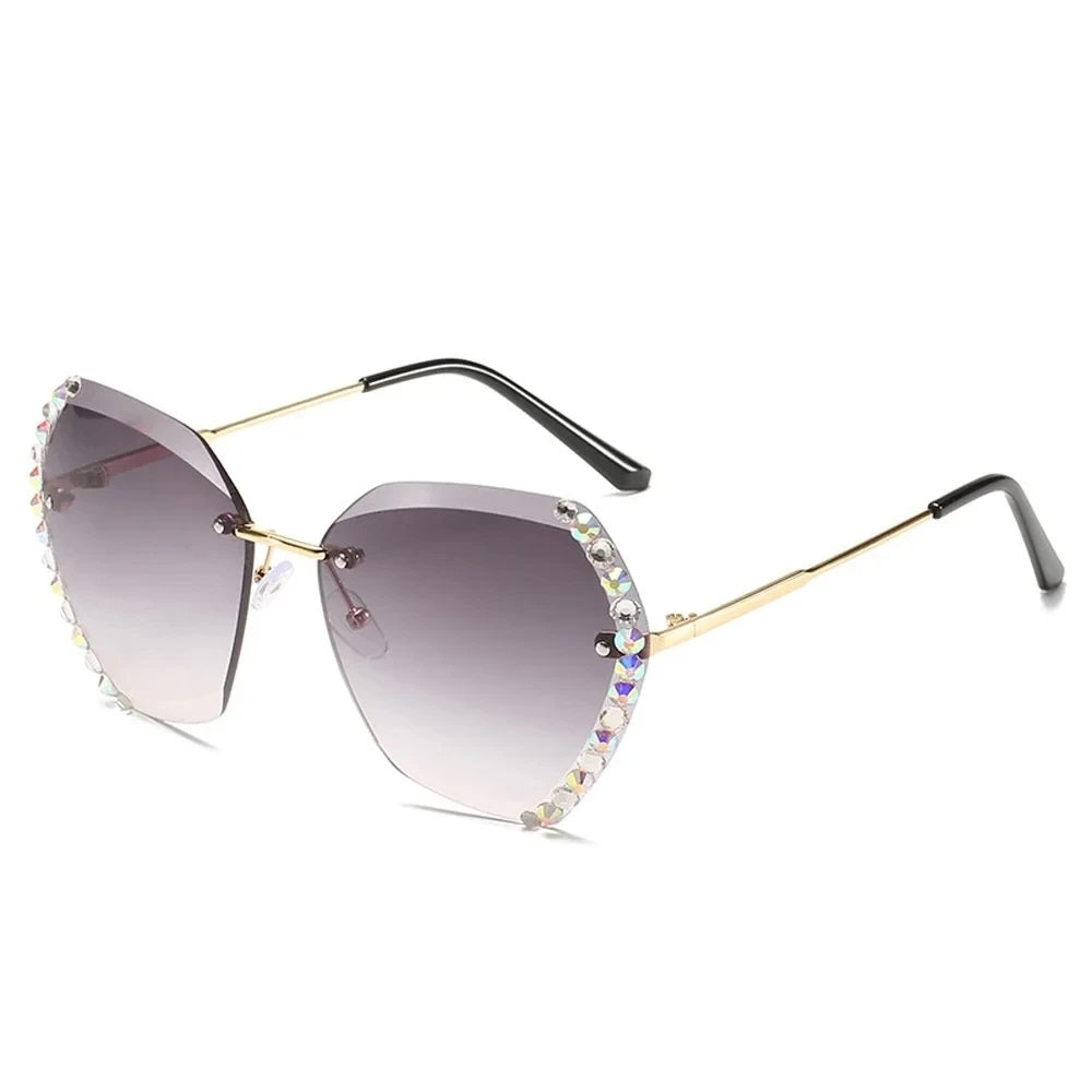 Oversized Zonnebril Luxe Design voor Dames - Mode Vibes