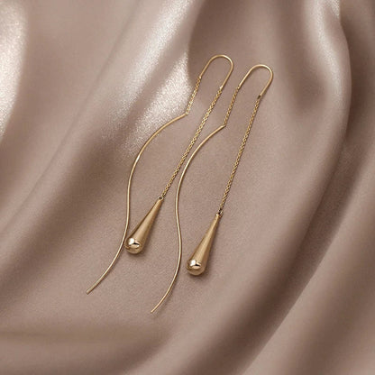 Druppel Oorbellen Waterdrop Zilver - Mode Vibes