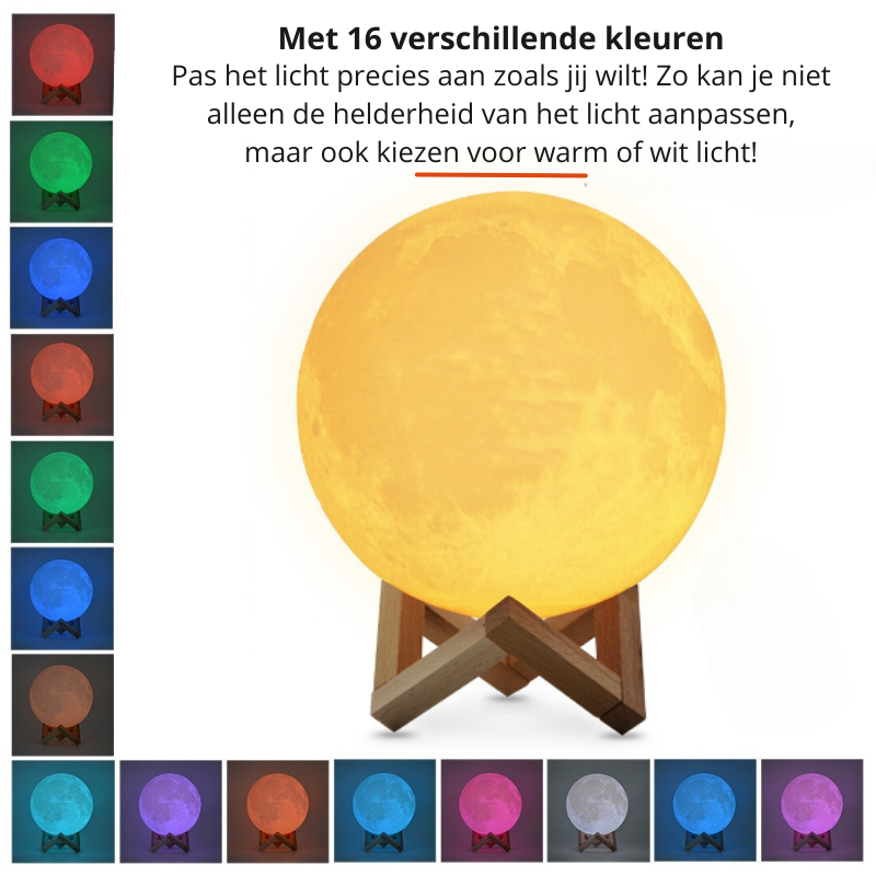 Maanlamp LunaGlow Magisch Nachtlampje