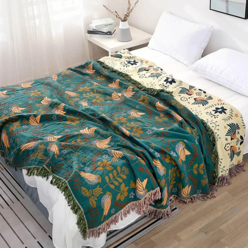 Omkeerbare Scandinavische Deken Zacht voor Bank en Bed - Mode Vibes