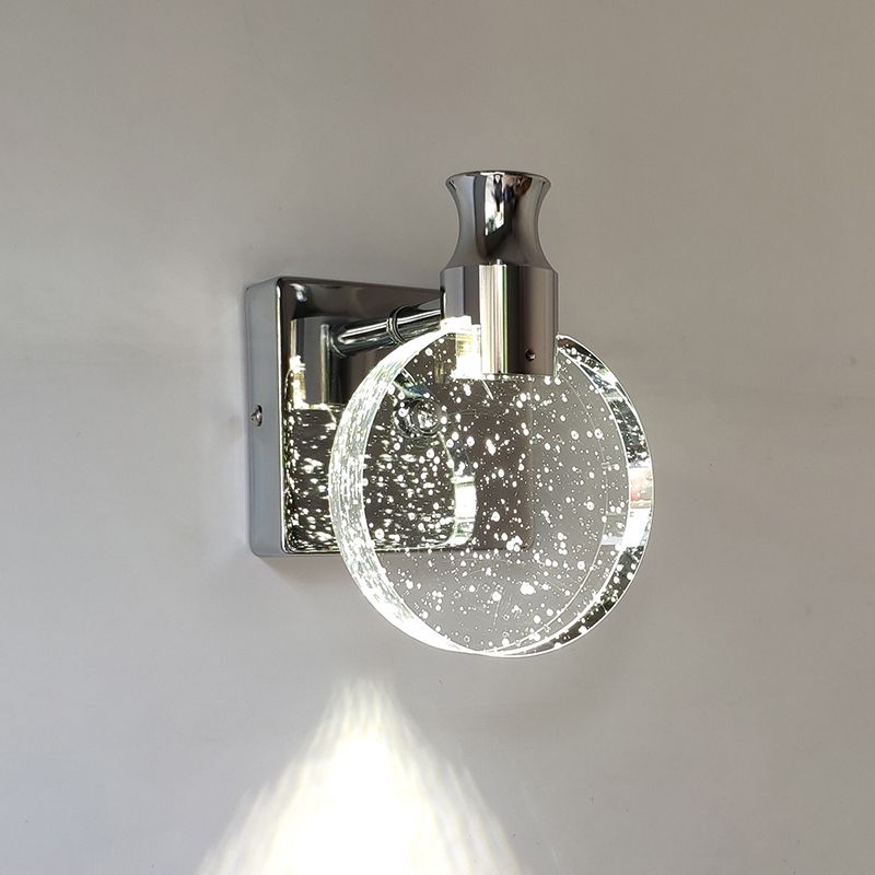 Ronde Kristallen Wandlamp Luxe Design - Mode Vibes