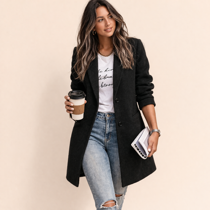 Maria | Elegante Lange Blazer voor Dames