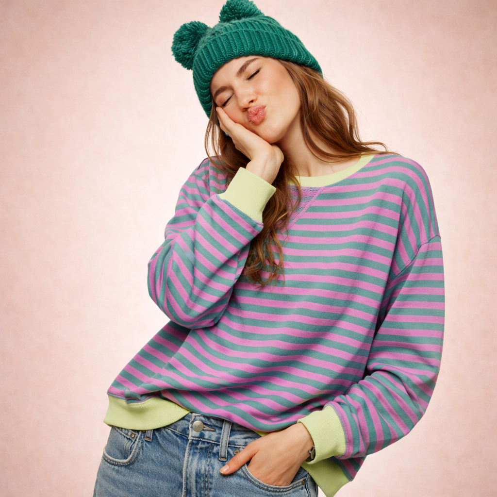 Elvara | Trendy en comfortabele oversized dames sweatshirt