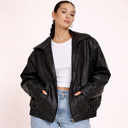 Jet | Tijdloos en elegant leren jack
