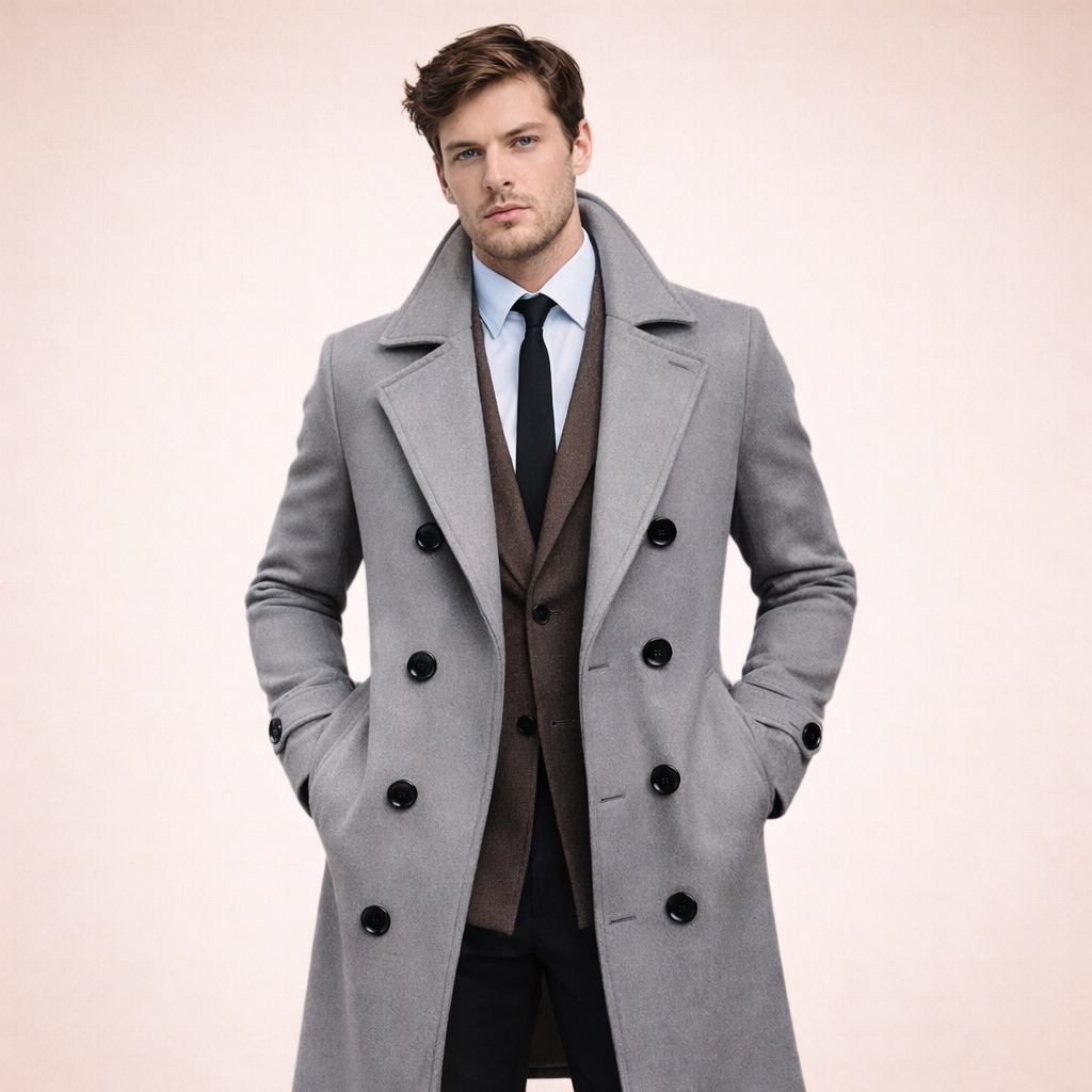 Milan | Lange Herenjas Elegant Warm Tijdloos