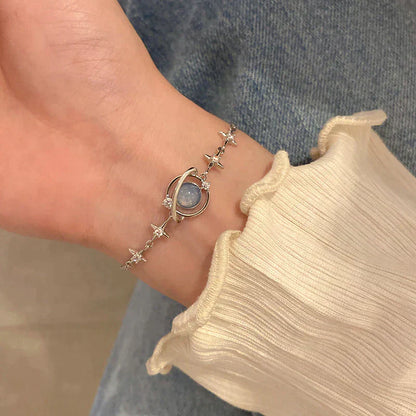 Kosmische Armband met Sterren en Maan Motief