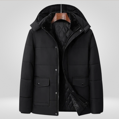 Heren Winterjas Warm Fleece Parka Waterdicht