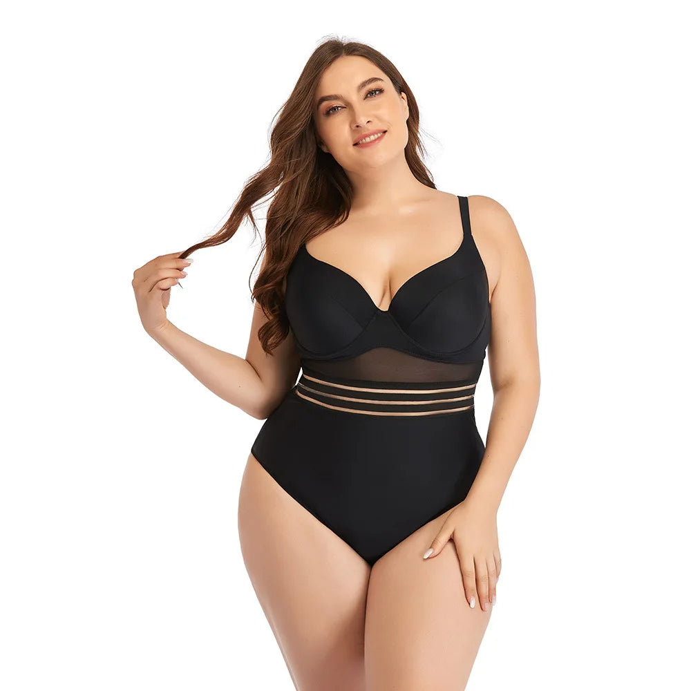 Plus-Size Badpak Flatterend en Sexy voor Vrouwen - Mode Vibes