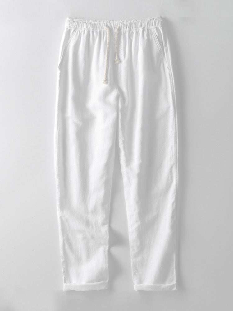 Heren Zomerset Lichte Katoen Broek