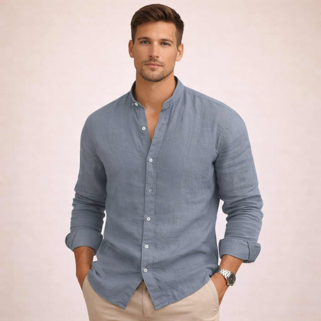 Marcello | Leggera, Elegante e Traspirante Camicia in Lino