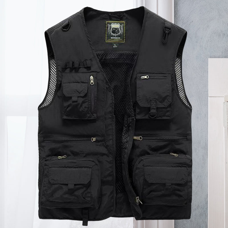 Alessandra | Gilet Cargo in rete con tasche