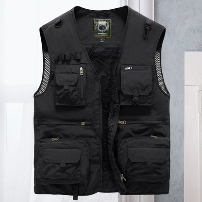 Alessandra | Gilet Cargo in rete con tasche