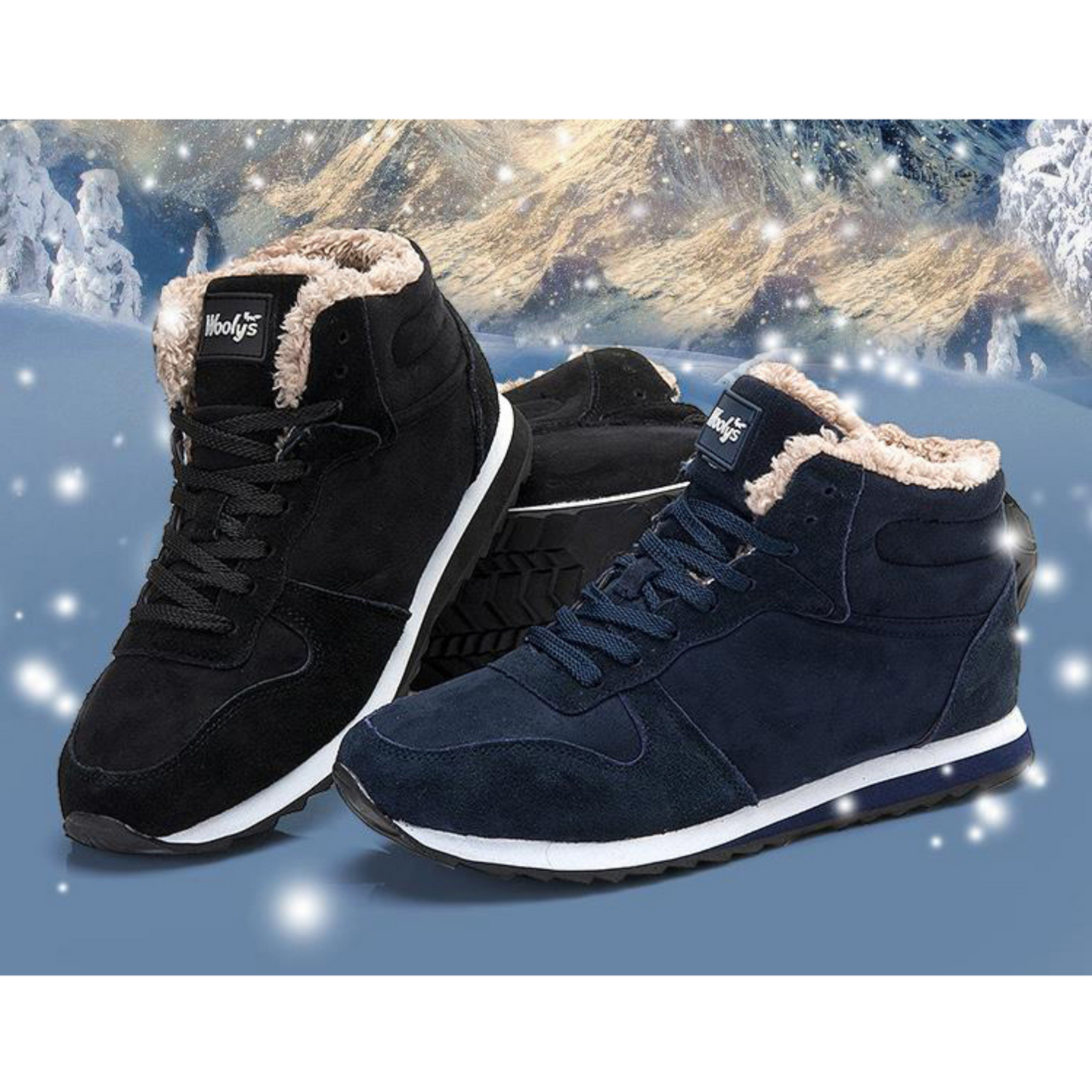 Warme Sneakerboots voor Heren Waterproof Sportief Design