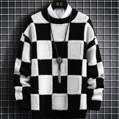 Kasjmier Trui Plaid Luxe Zachte Warme damestrui - Mode Vibes