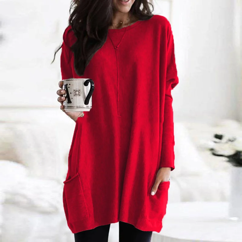 Dames Tuniek Lange Mouwen Casual Stijl Celina