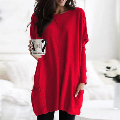 Dames Tuniek Lange Mouwen Casual Stijl Celina