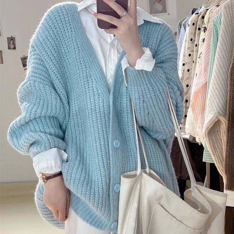 Dames Cardigan Plus Size - Comfortabele Trui voor Vrouwen