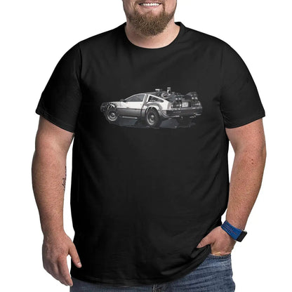 Delorean T-Shirt Back to the Future Klassiek voor Dames en Heren