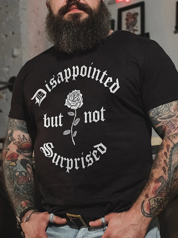 Plus Size Statement T-shirt met Leuke Tekst