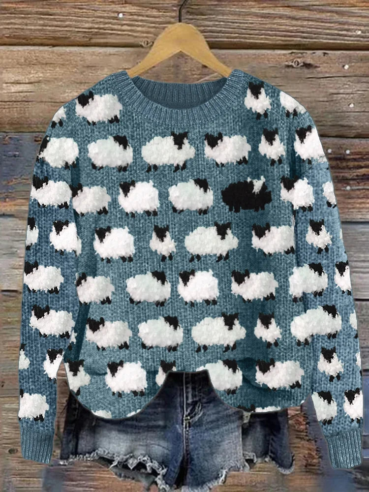 Dames 3D Sweatshirt Warm en Comfortabel - Mode Vibes