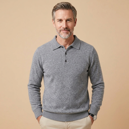 Joel | stijlvol poloshirt met lange mouwen
