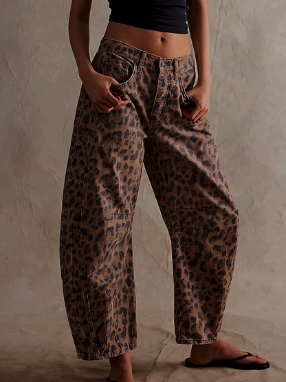 Hoge Taille Wijdbeen Jeans voor Vrouwen - Mode Vibes