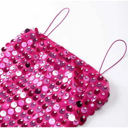 Feestelijke Glitter Jurk Trendy voor Vrouw