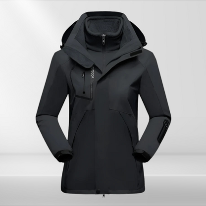 Dames Outdoorjas 3-in-1 Waterdicht en Ademend