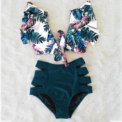 Tropische Bikini Eline Mode Kleurrijk Zomerbadpak - Mode Vibes
