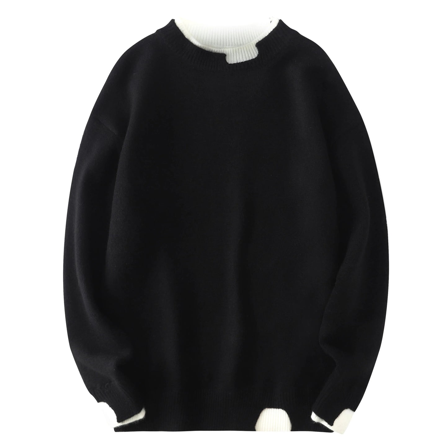 Oversized Trui Grote Maten Gebreid Casual Mode