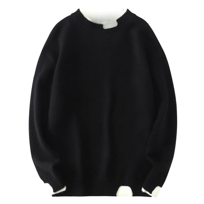Oversized Trui Grote Maten Gebreid Casual Mode