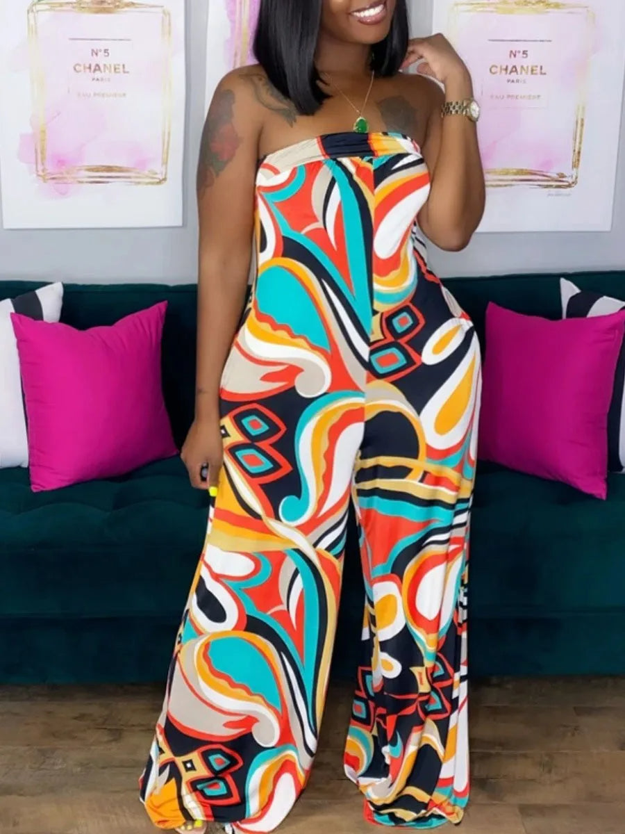 Plus Size Jumpsuit Trendy voor Vrouwen Groot formaat - Mode Vibes