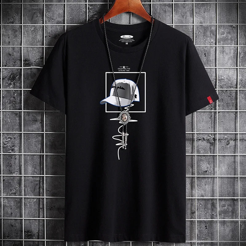 Casual T-shirt voor Mannen Stijlvol Katoen - Mode Vibes