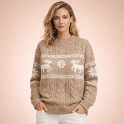 Bente | Gezellige en elegante dikke wintertrui