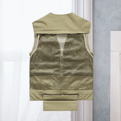 Alessandra | Gilet Cargo in rete con tasche