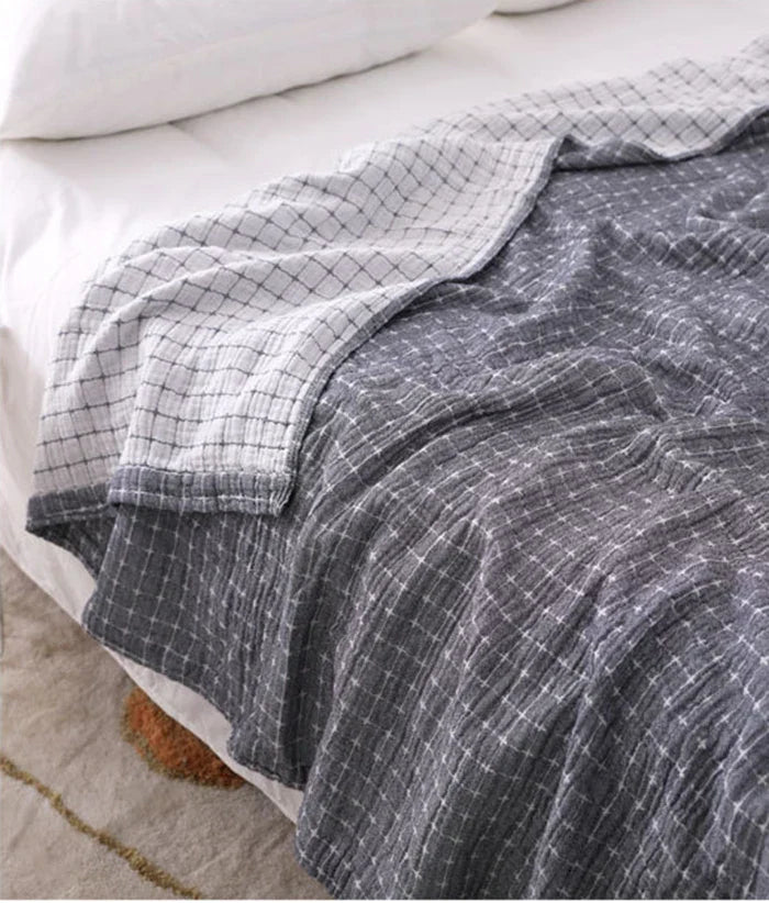 Katoenen Deken Zacht en Luchtig voor elke Kamer - Mode Vibes
