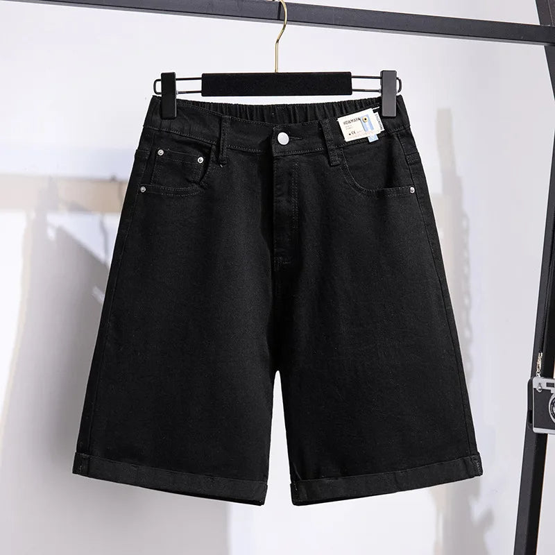 Plus Size Short Comfortabel Hoge Taille - Mode Vibes