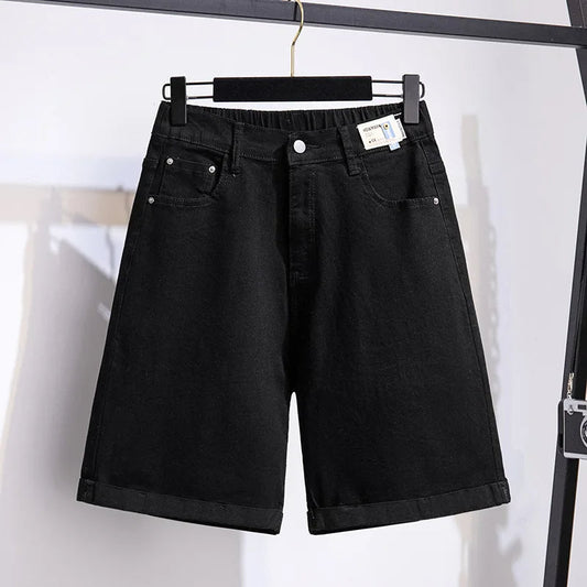 Plus Size Short Comfortabel Hoge Taille - Mode Vibes