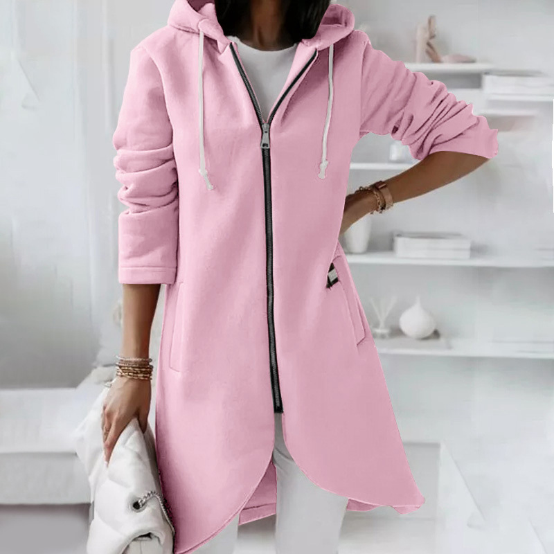 Damesjack Warm en Casual met Capuchon en Rits