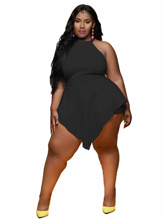 Plus Size Jumpsuit Aletta Zomerse Trendy Outfit - Mode Vibes
