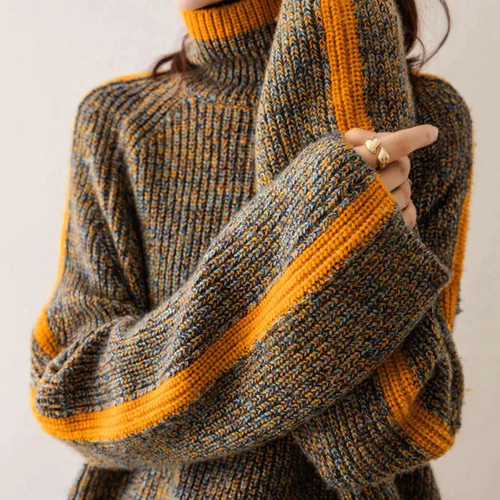 Vrouwelijke Trui Elegante Flora Stijl - Mode Vibes